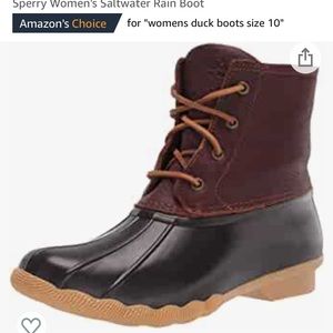Women’s spery size 10 duck boot